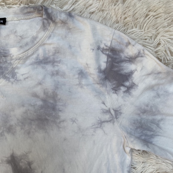 Mono B Tie Dye Top 💗 Gray & White - Picture 6 of 14
